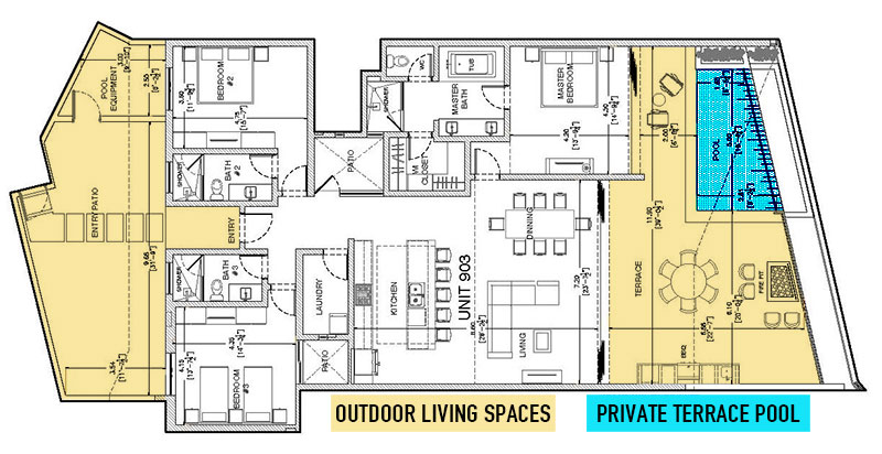 Las Cascadas Condo 903 with Private Pool