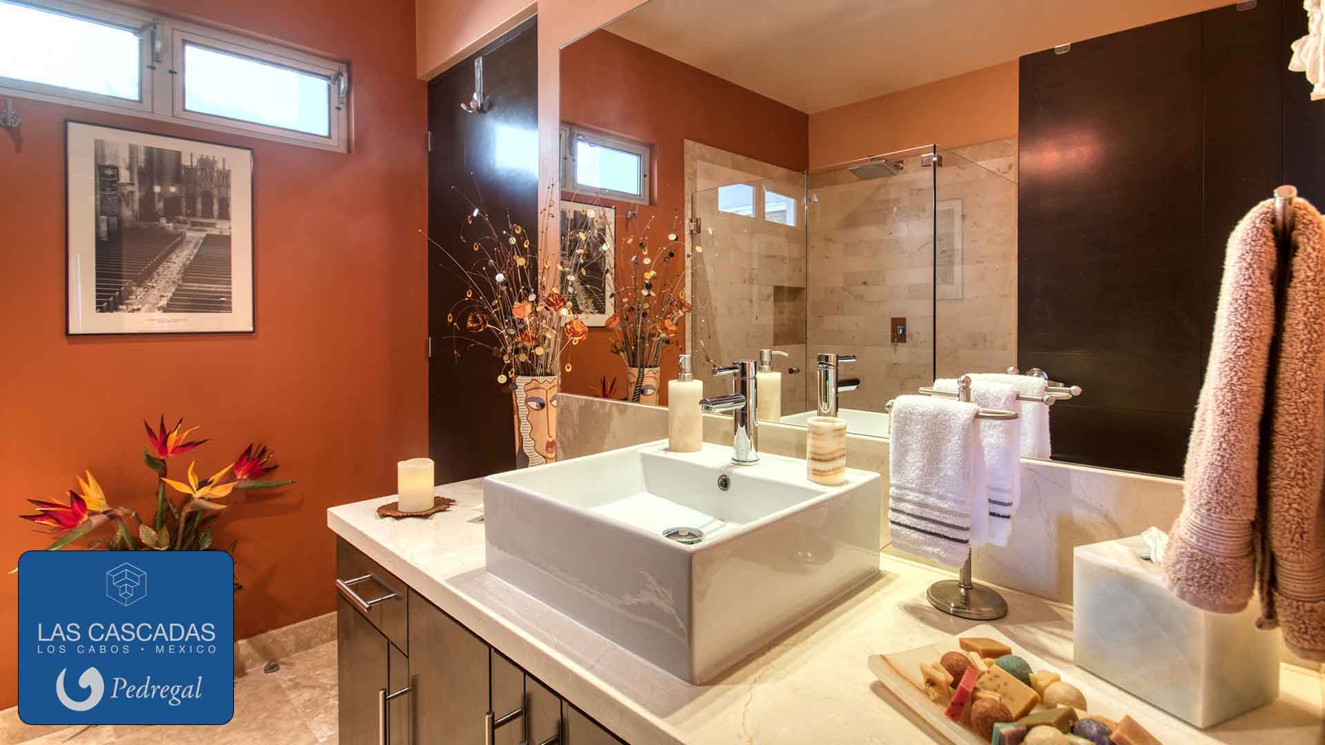 High-end finishes in bathrooms