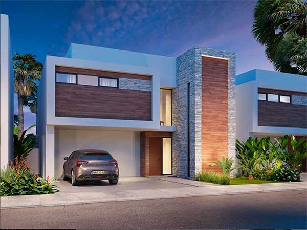 Villa rendering at Duara Los Cabos