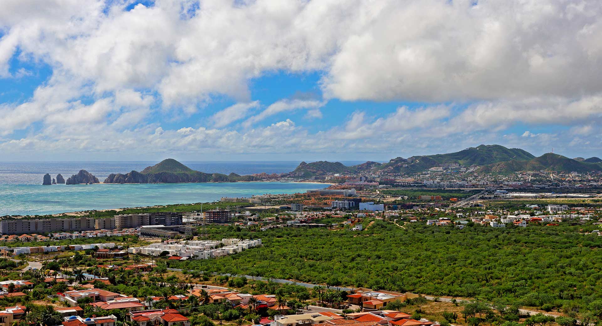 Panorama photo of Cabo San Lucas Bay